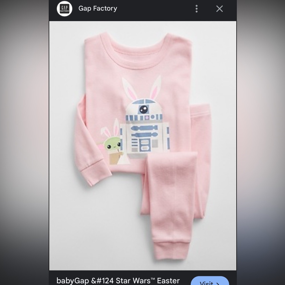 New! Gap/Starwars Pj’s